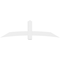 Ekena Millwork Bellingham Architectural Grade PVC Gable Bracket, 84"W x 24 1/2"H x 4"D x 6"F, 7/12 Pitch GBP084X25X0406BEL00 - alternate 4